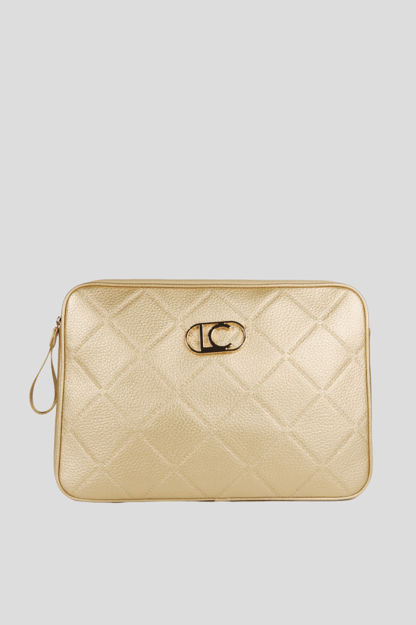 Diamond design monogram computer case