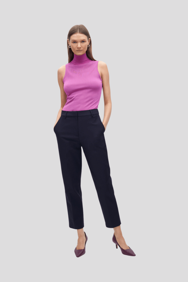 Chino Pants with Logo Elastic and Strass