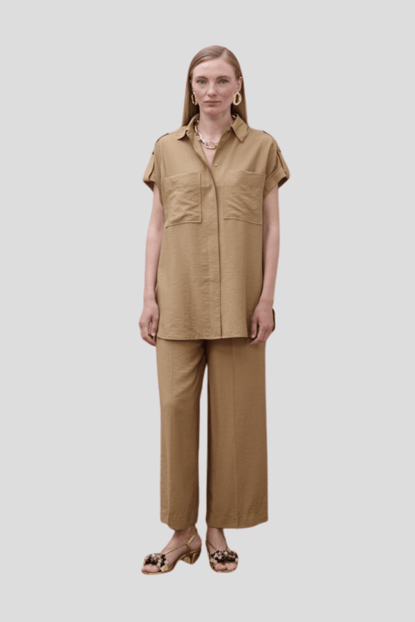 Fluid Culotte Pants